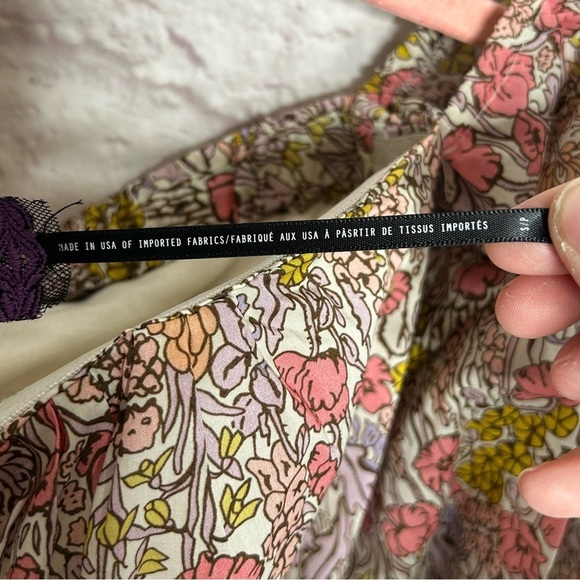 Free People Floral Mini Dress with Puff Sleeves - Picture 8 of 12